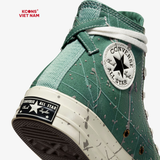 🔥Deal Cuối – Chốt Nhanh! Giày Converse Chuck 70s High Top Paint Splatter 'Admire Elm' A06540C Shoes Nam Đế Bằng Sneaker