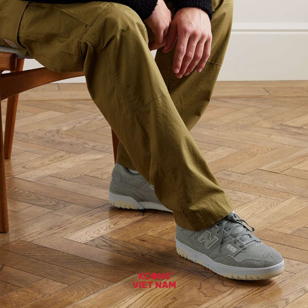 🔥Đôi Cuối – Chốt Nhanh! Giày Sneaker New Balance 550 'Gray Suede' BB550PHD Phong Cách Thể Thao