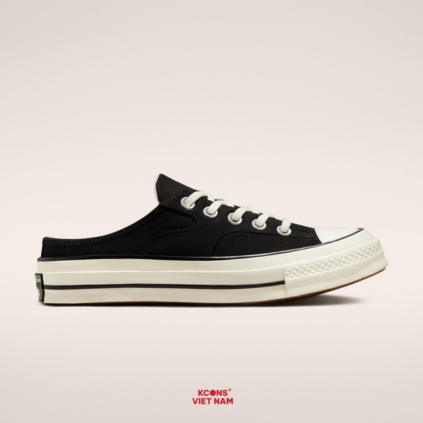 Giày Converse Chuck Taylor 1970 Mule Recycled Canvas Black 172591C