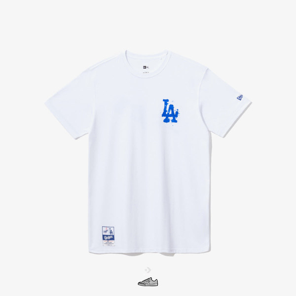  Áo thun tay ngắn Unisex New Era MLB Los Angeles Dodgers White 12544695 