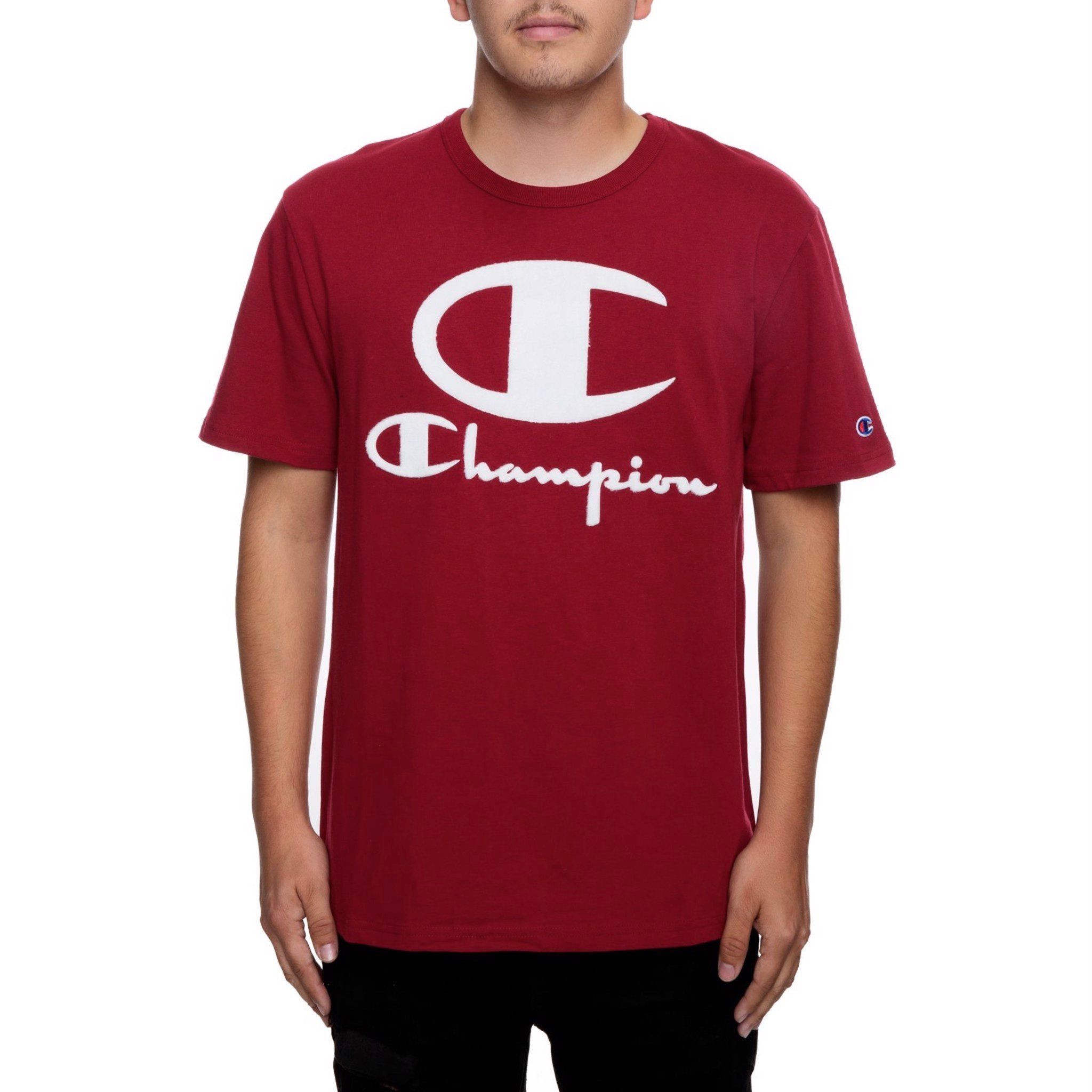  Áo thun Unisex Champion Heritage Tee w/Multi Tech Graphics-Furry poly logo | Cherry Pie 