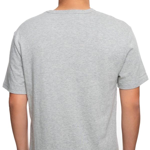 Áo thun Unisex Champion Heritage Tee w/Multi Tech Graphics-Furry poly logo | Grey