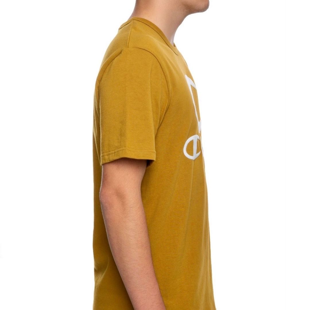  Áo thun Unisex Champion Heritage Tee w/Multi Tech Graphics-Furry poly logo | Imperial Gold 