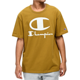 Áo thun Unisex Champion Heritage Tee w/Multi Tech Graphics-Furry poly logo | Imperial Gold