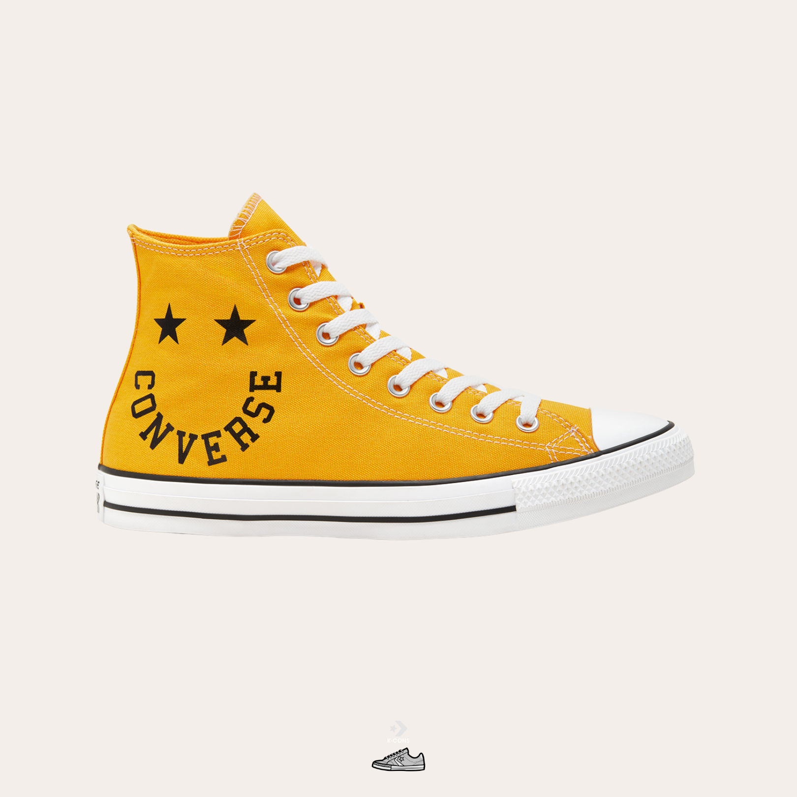  Giày Converse Chuck Taylor All Star Classic Cheerful Yellow High Top 167070C 