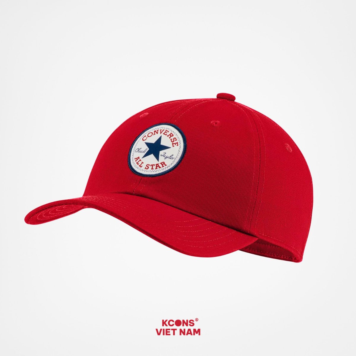  Nón Converse All Star Patch Baseball Hat Red 10022134-A04 