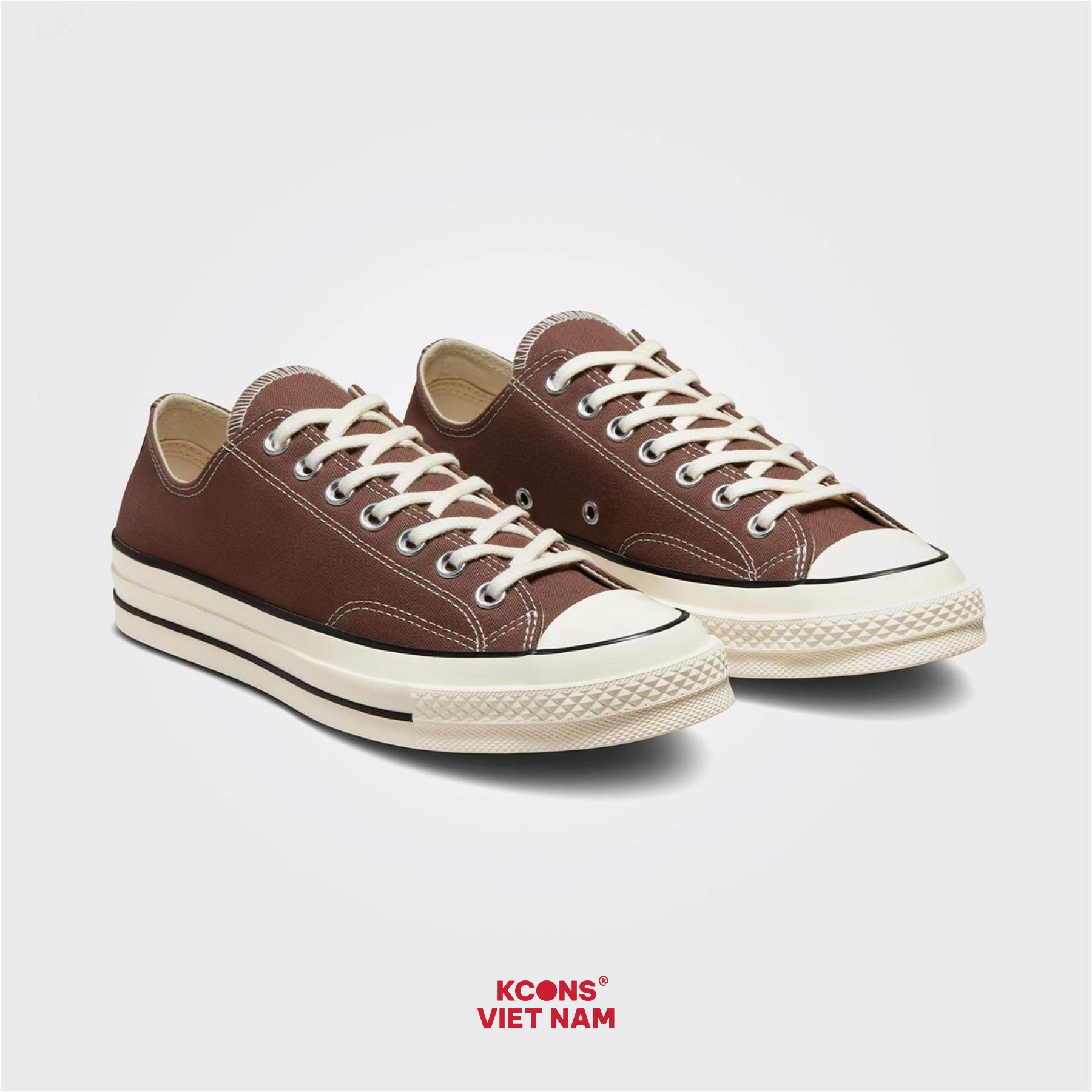  Giày Converse Chuck Taylor 1970 DARK BROWN Low Top A02768C 