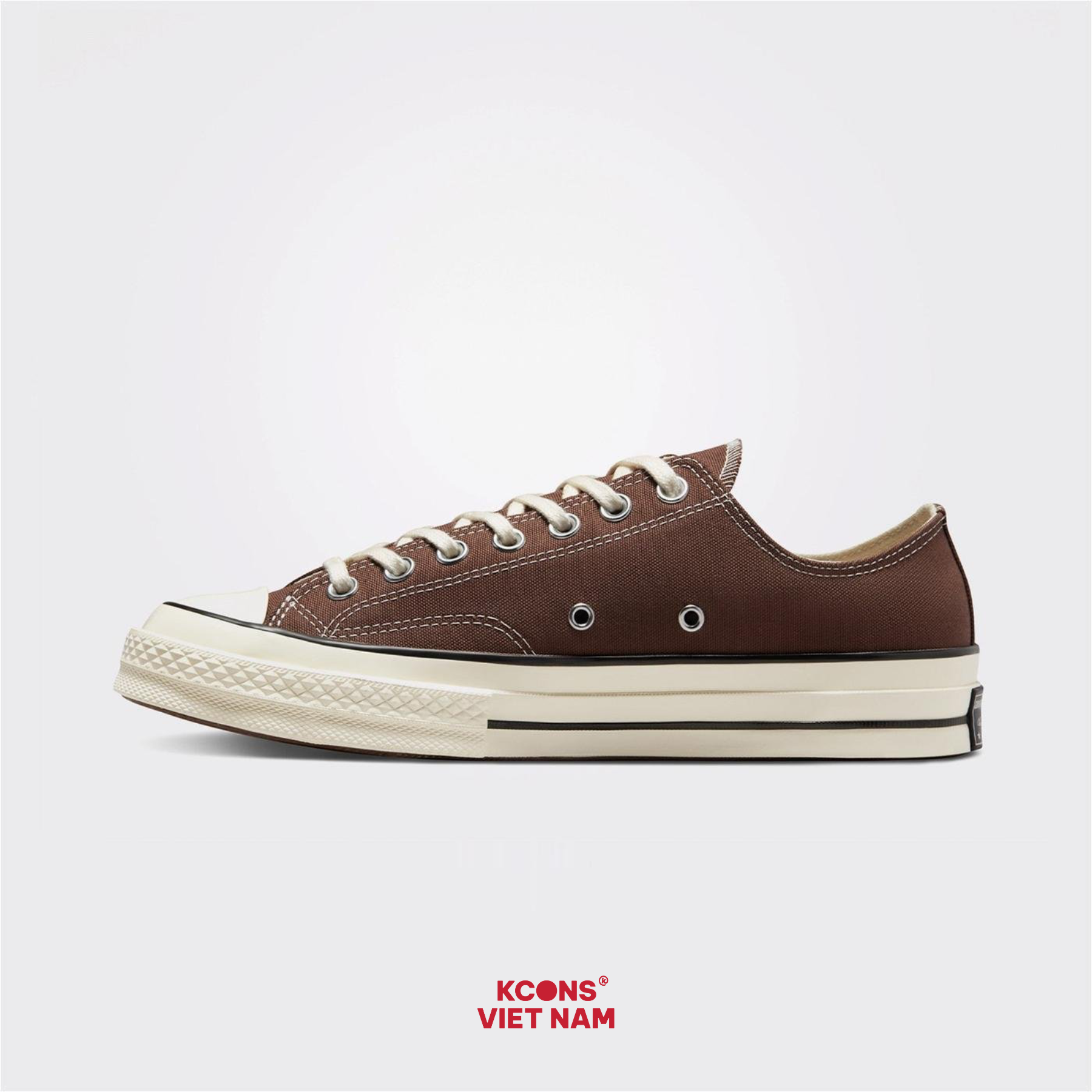  Giày Converse Chuck Taylor 1970 DARK BROWN Low Top A02768C 