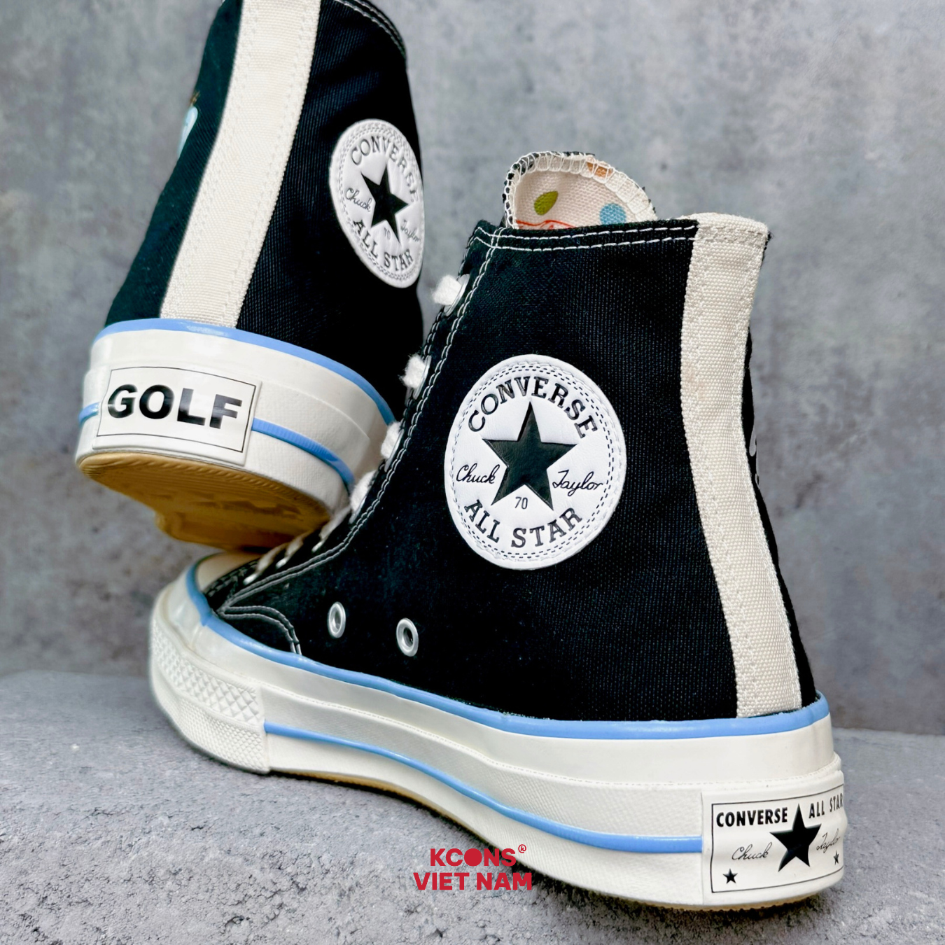  Giày Converse Chuck Taylor 1970 Golf Wang Black High Top SP1217629 