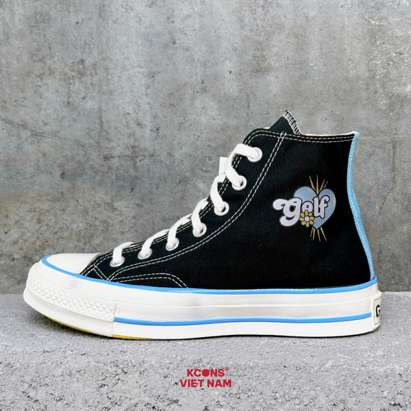  Giày Converse Chuck Taylor 1970 Golf Wang Black x Blue High Top SP1217631 