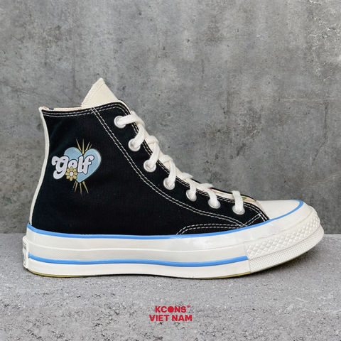 🔥Đôi Cuối, Chốt Nhanh! Giày Converse Chuck Taylor 1970 Golf Wang Black x Cream High Top SP1217578