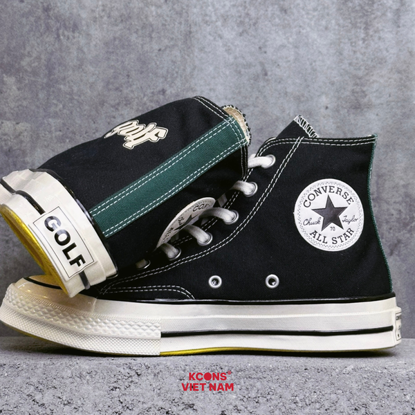 🔥Đôi Cuối, Chốt Nhanh!Giày Converse Chuck Taylor 1970 Golf Wang Black High Top SP1217623