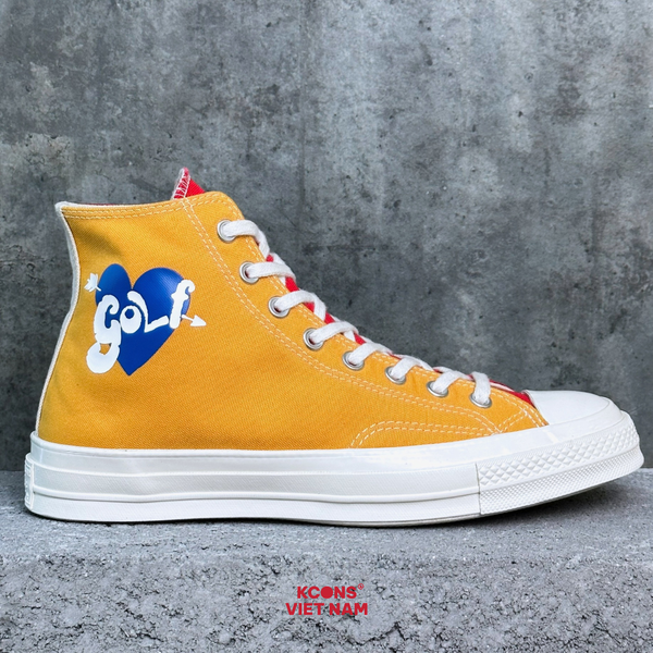  Giày Converse Chuck Taylor 1970 Golf Wang Sunflower x Red High Top SP1218248 