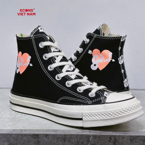  Giày Converse Chuck Taylor 1970 Golf Wang Black High Top SP1218251 