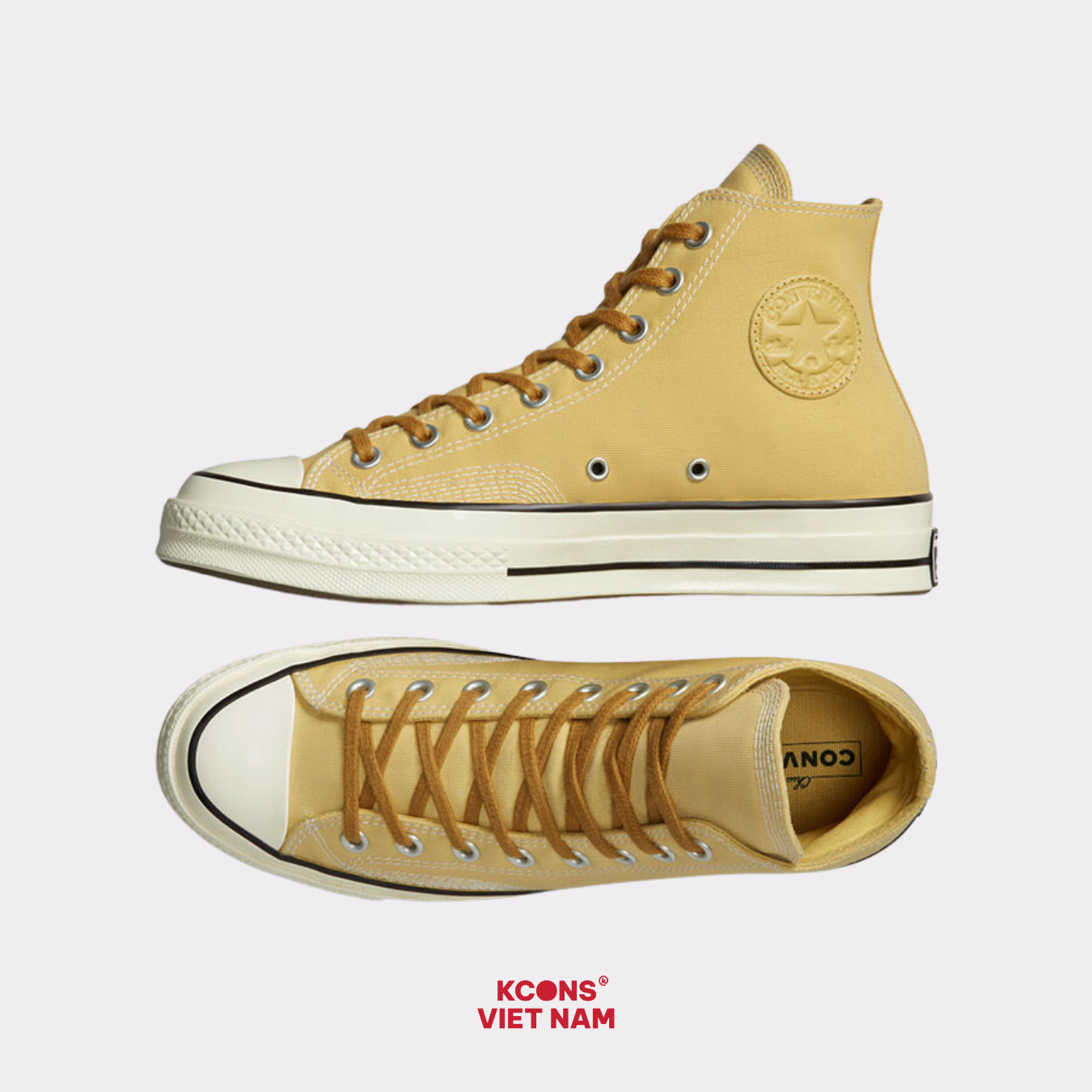  Giày Converse 1970 Jungle Cloth TRAILHEAD GOLD High Top A03436C 