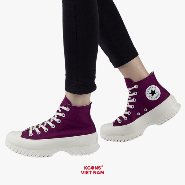 🔥Đôi Cuối, Chốt Nhanh! Giày Converse Chuck Taylor All Star Lugged 2.0 Violet High Top A03701C