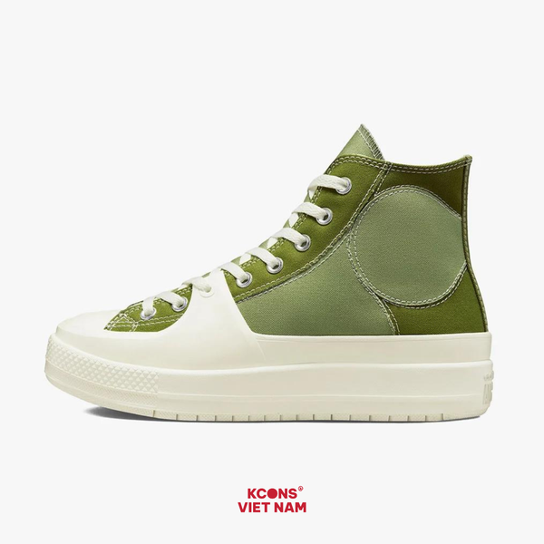  Giày Converse All Star Construct Alligator Green High Top A03471C 