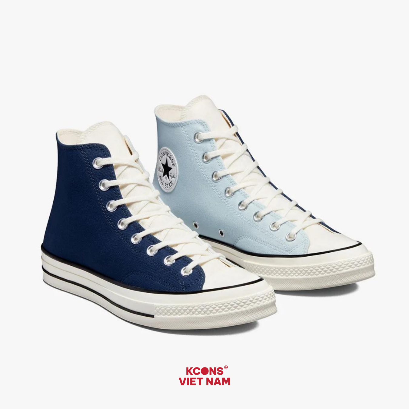  Giày Converse 1970s Navy x Aqua Mist High Top A04969C 