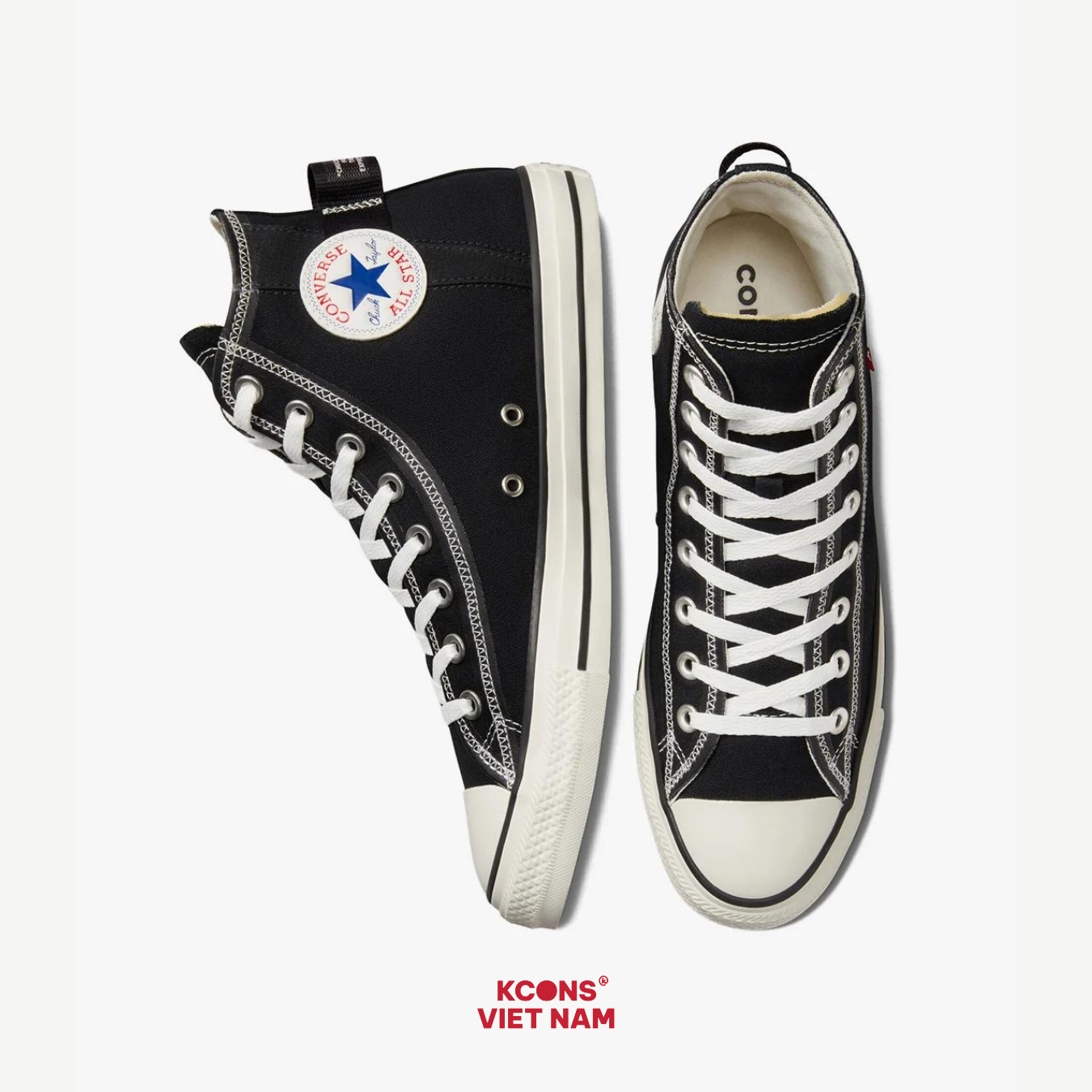  Giày Converse All Star Logo Tag BLACK High Top A06105C 