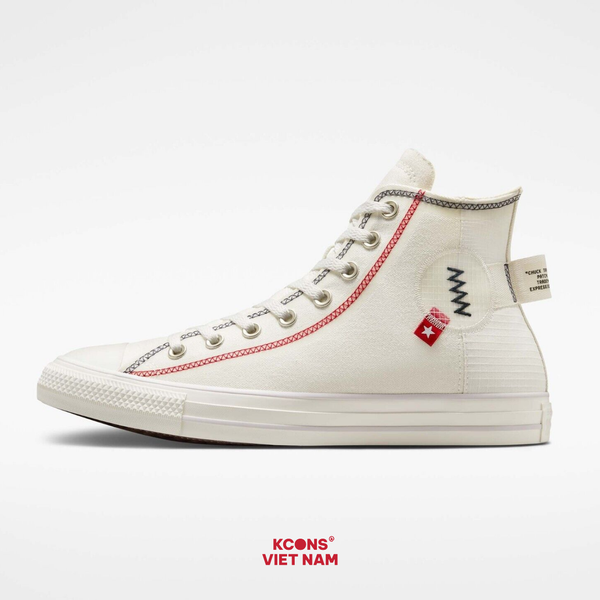  Giày Converse All Star Logo Tag WHITE High Top A06104C 