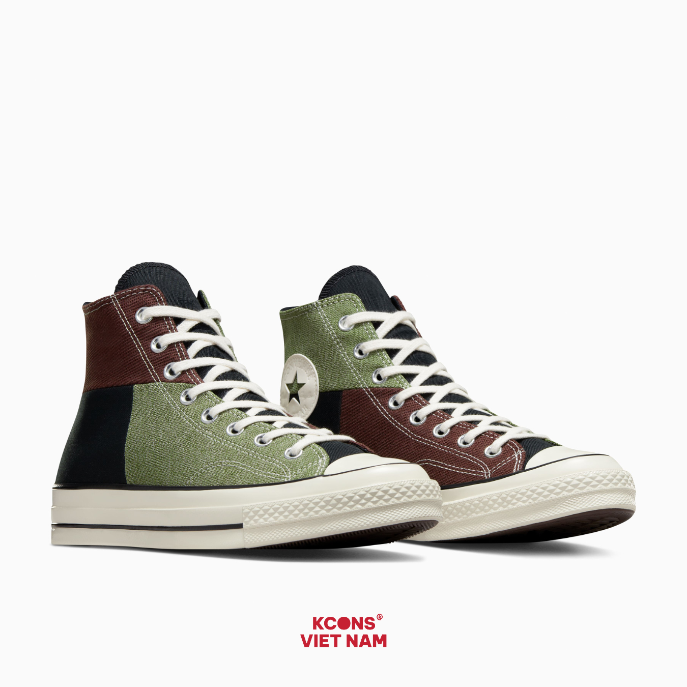  Giày Converse Chuck 70 Crafted Patchwork High Top A04509C 