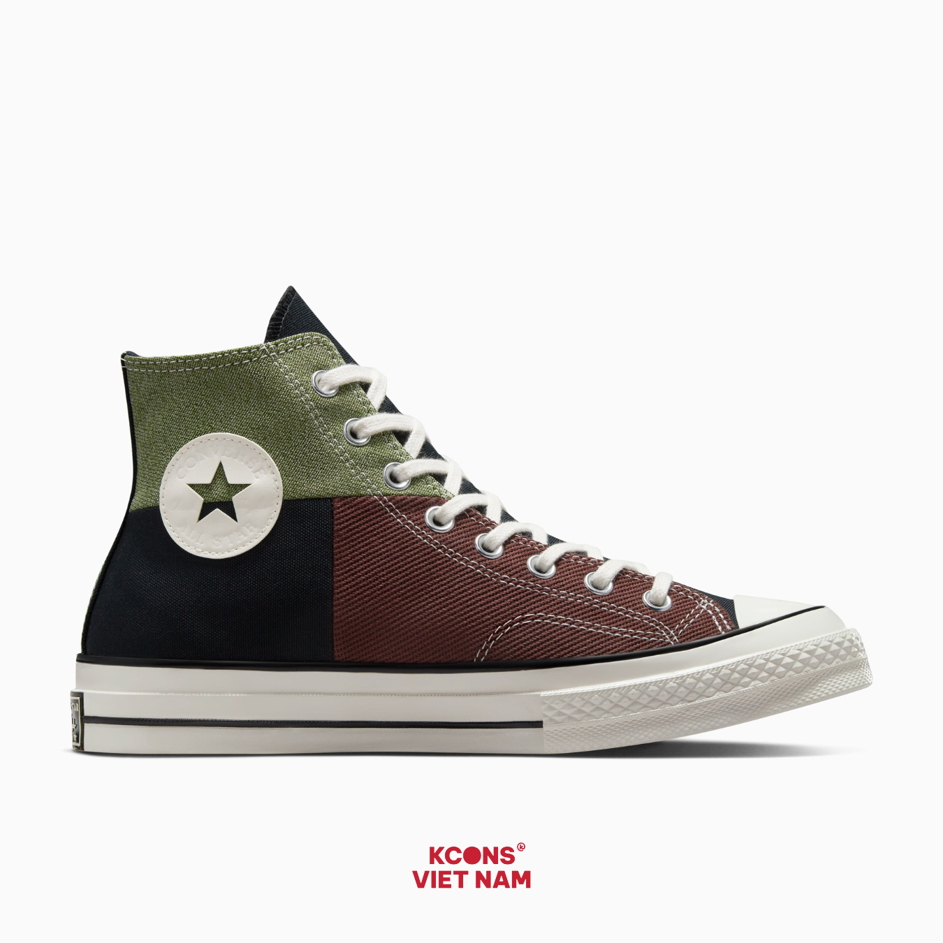  Giày Converse Chuck 70 Crafted Patchwork High Top A04509C 