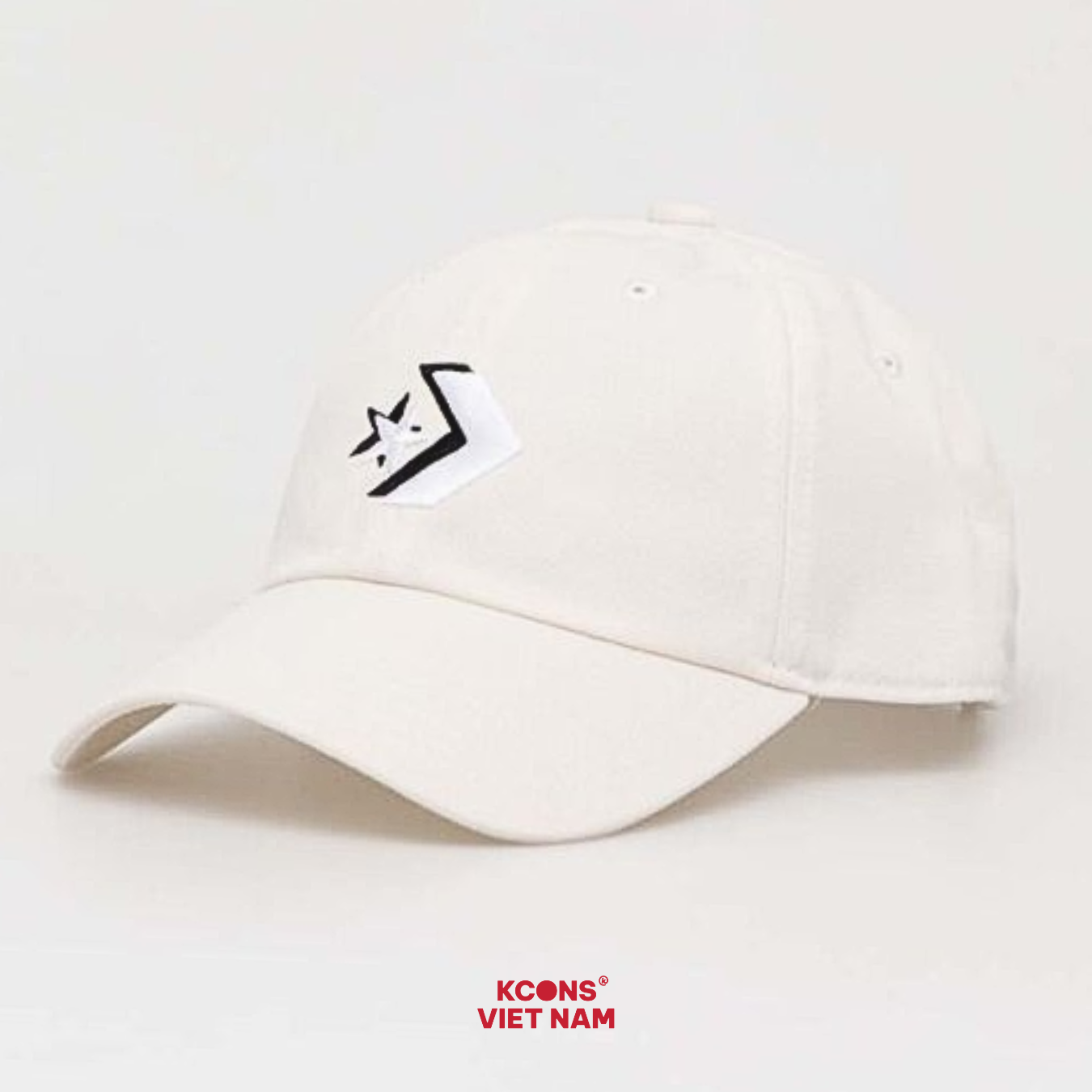  Nón Converse Chevron Baseball Hat White 10025486-A04 