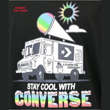 🔥Deal Cuối – Chốt Nhanh! Áo Thun Unisex Tay Ngắn Converse Snow Cone Graphic 10025242-A01