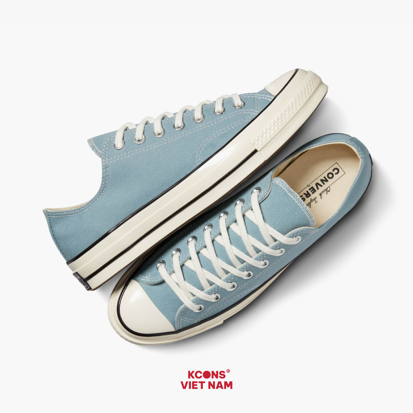  Giày Converse Chuck Taylor 1970 Cocoon Blue Low Top A04586C 