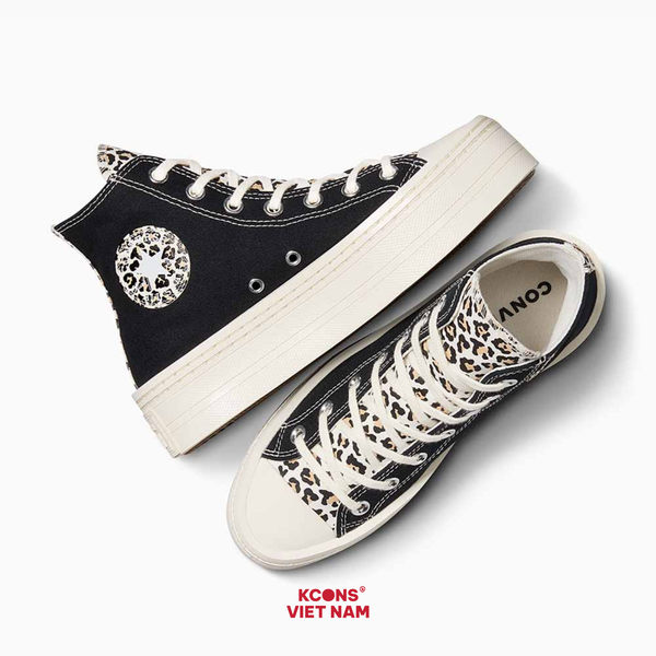 🔥Deal Cuối – Chốt Nhanh! Giày Converse Chuck Taylor All Star Platform Leopard High Top A08009C