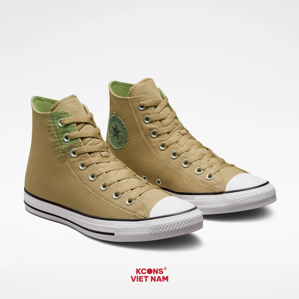 🔥Deal Cuối – Chốt Nhanh! Giày Converse Chuck Taylor All Star Stitched Patch Utility High Top Nomad Khaki A03411C