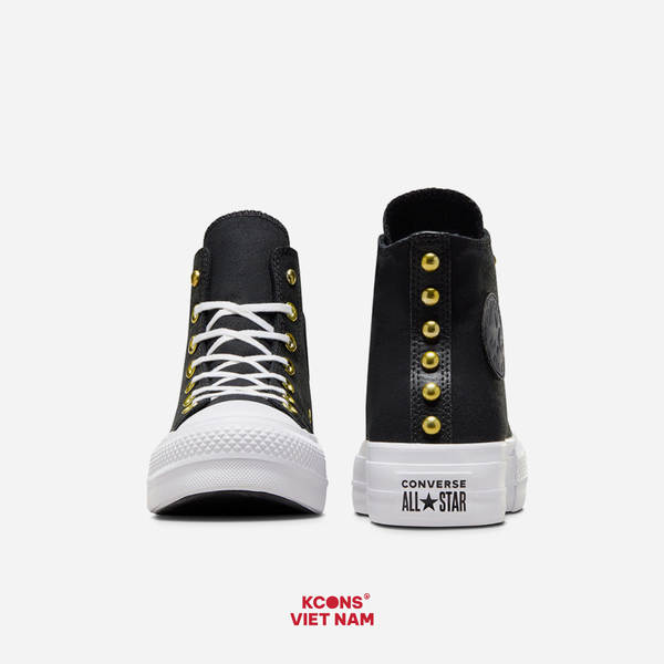 🔥Deal Cuối – Chốt Nhanh! Giày Converse Chuck Taylor All Star Canvas Platform Studded Black High Top A05453C