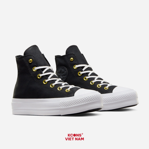 🔥Deal Cuối – Chốt Nhanh! Giày Converse Chuck Taylor All Star Canvas Platform Studded Black High Top A05453C
