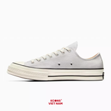 🔥Đôi Cuối – Chốt Nhanh! Giày Converse Chuck Taylor 1970 Fossilize Low Top A06528C Màu Xám Nhạt