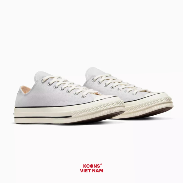 🔥Đôi Cuối – Chốt Nhanh! Giày Converse Chuck Taylor 1970 Fossilize Low Top A06528C Màu Xám Nhạt
