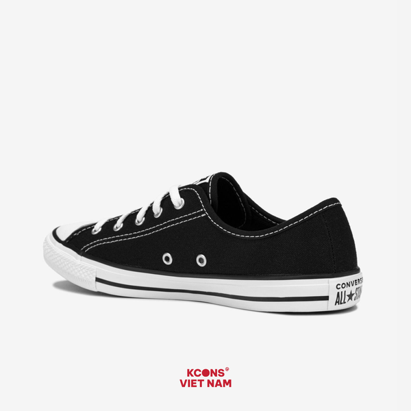 🔥Deal Cuối, Chốt Nhanh! Giày Converse All Star Dainty Black Low Top 564982C Đế Mỏng Nhẹ