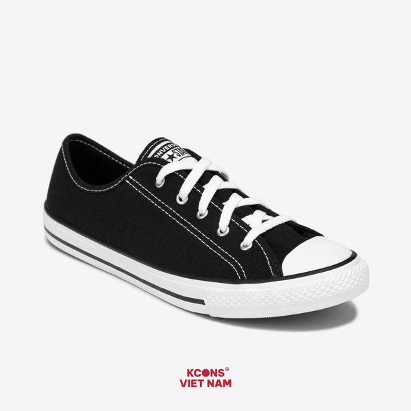 🔥Deal Cuối, Chốt Nhanh! Giày Converse All Star Dainty Black Low Top 564982C Đế Mỏng Nhẹ