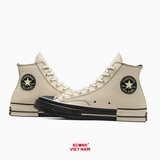 🔥Đôi Cuối – Chốt Nhanh! Giày Converse Chuck Taylor 1970s High 'Natural Ivory/Black' High Top A08188C Màu Kem