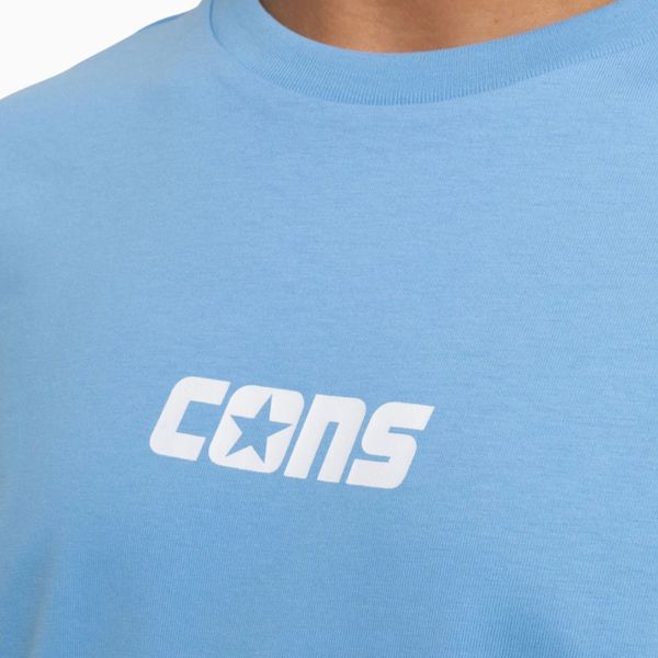Áo Thun Unisex Converse Converse One Star 10026573-A04 Cotton Cổ Tròn Light Blue