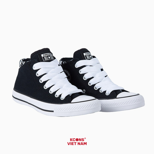 🔥Deal Cuối, Chốt Nhanh! Giày Converse Chuck All Star Madison Black Mid Top A07717C Vải Canvas