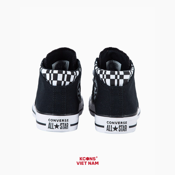 🔥Deal Cuối, Chốt Nhanh! Giày Converse Chuck All Star Madison Black Mid Top A07717C Vải Canvas
