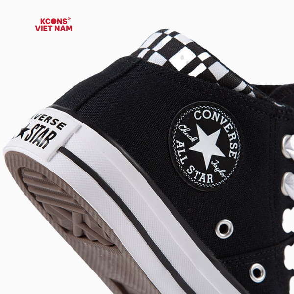 🔥Deal Cuối, Chốt Nhanh! Giày Converse Chuck All Star Madison Black Mid Top A07717C Vải Canvas