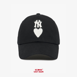 Mũ/ Nón Unisex MLB Heart Black