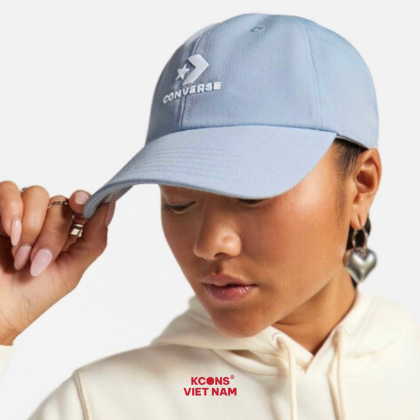 Nón Converse Logo Lock-Up Baseball Hat Blue 10022131-A21