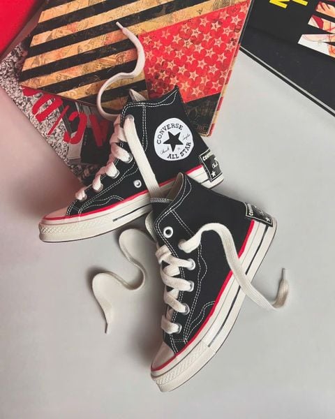 🔥Đôi Cuối – Chốt Nhanh! Giày Converse Chuck Taylor 1970s Sketch Black High Top A09139C