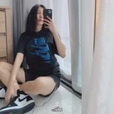 Áo thun Unisex Nike Graphic T-shirt With Futura Logo In Black