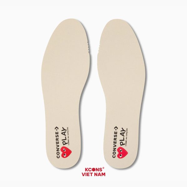 🔥Deal Cuối, Chốt Nhanh! Giày Converse 1970 x Comme des Garçons PLAY CDG Black High Top A08791C