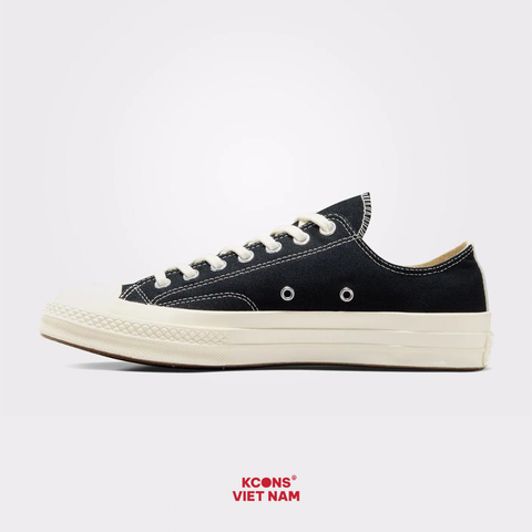 🔥Deal Cuối – Chốt Nhanh!Giày Converse 1970 x Comme des Garçons PLAY CDG Black Low Top A08796C