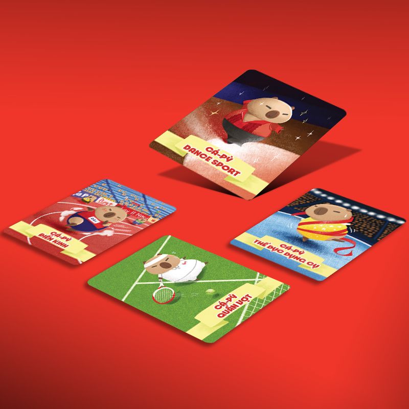 Đại Hội Cá-Pỳ - trò chơi thẻ bài capybara