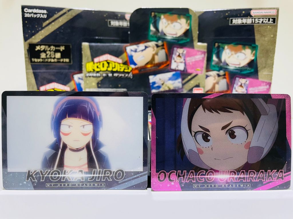 [HA-MC04] Thẻ nhân phẩm, sưu tập nhân vật My Hero Academia, Bandai, Ánh kim Vol.4, SL 1 gói